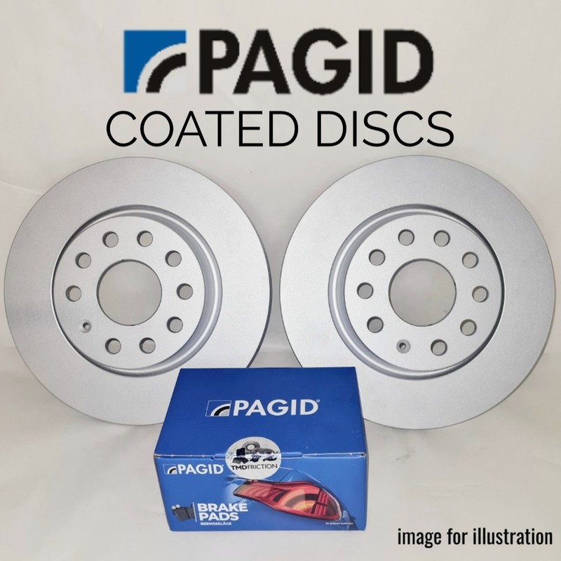 PAGID FRONT BRAKE DISCS & BRAKE PADS FOR VOLVO XC90 2.0 D5 AWD 2014+
