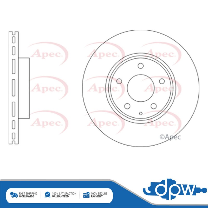 Fits Mazda CX-5 2015- 2.0 2.2 D Brake Disc Front DPW KD4533251