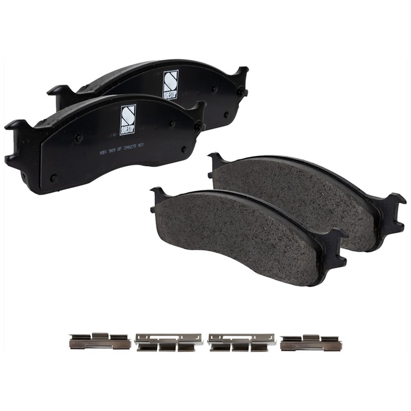 Disc Brake & Pad Kit For 2007 Dodge Ram 1500 Front LH RH Cross-drilled Slotted gallery