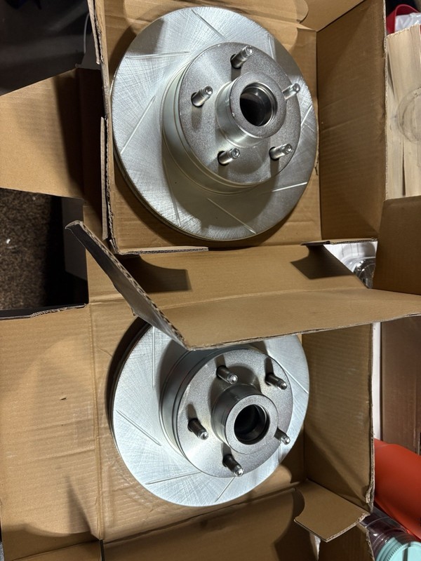 R1 Concepts Front Rotor & Hub 75-78 Ford Granada Mercury Monarch 77-80 Lincoln v