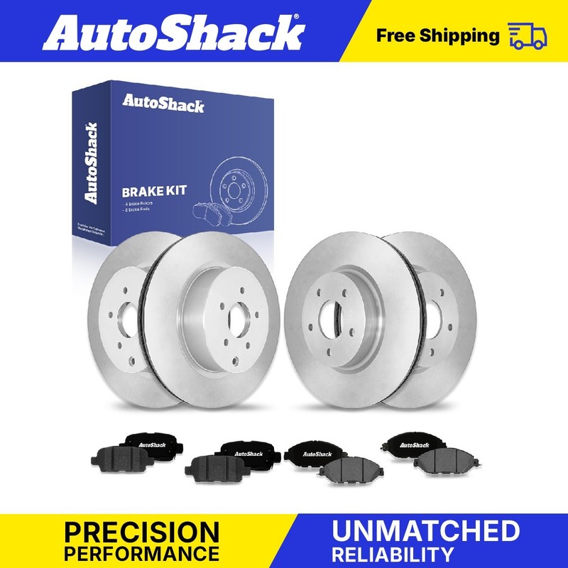 Front Rear Brake Rotors Ceramic Pads for Nissan, Pathfinder 2016
