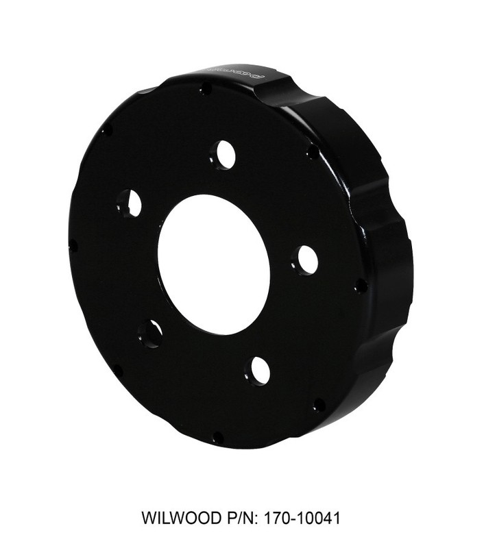 Wilwood 170-10041 Brake Rotor Hat 8×7 BP 5×4.50 BP 1.230 Offset 2.8 Center Black