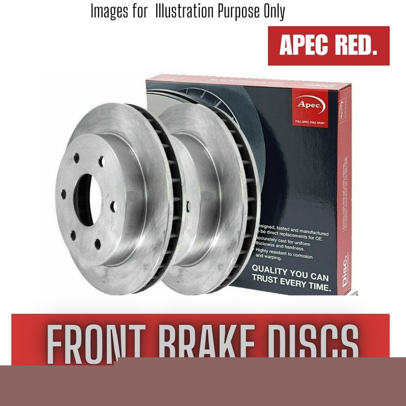 Brake Discs Pair Front FOR BMW F10 2.0 3.0 09->16 CHOICE2/2 Diesel Petrol Apec