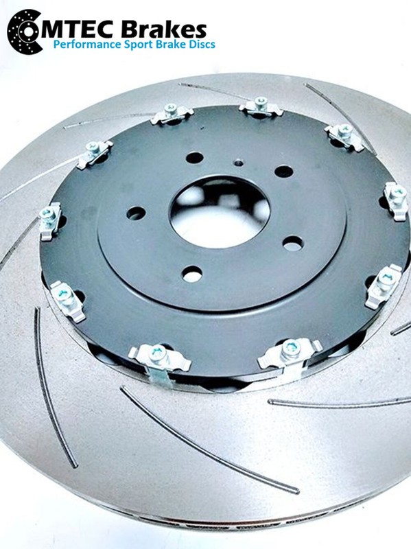 Front Brake Disc Rotors For Nissan GTR R35 Facelift 2010 Onwards Complete 390mm gallery