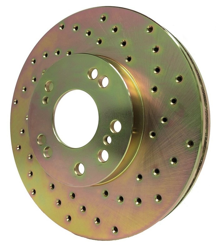 FRONT BRAKENETIC Sport Drill Brake Rotors 26mm Z32 300ZX Conversion 4/5LUG gallery