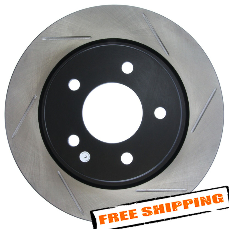 StopTech Sport Slotted 1-Piece Rear Driver Side Brake Rotor for 04-13 Mazda 3 gallery