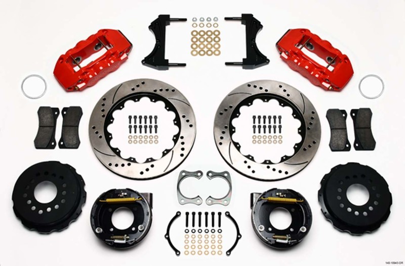 Brake Kit Rear Fits Chevy 12 Bolt 2.81in Offset