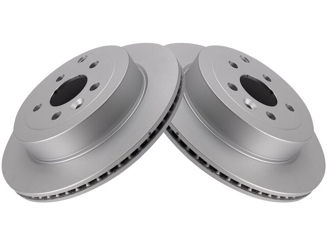 Rear TRQ Brake Rotor Set fits Land Rover LR2 2008-2012 66PHTM