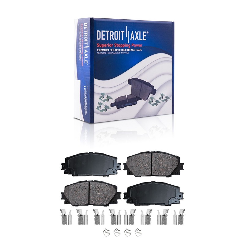 Front & 10.2 inch(259mm) Rear Disc Rotor Brake Pad for Toyota Prius Lexus CT200h gallery