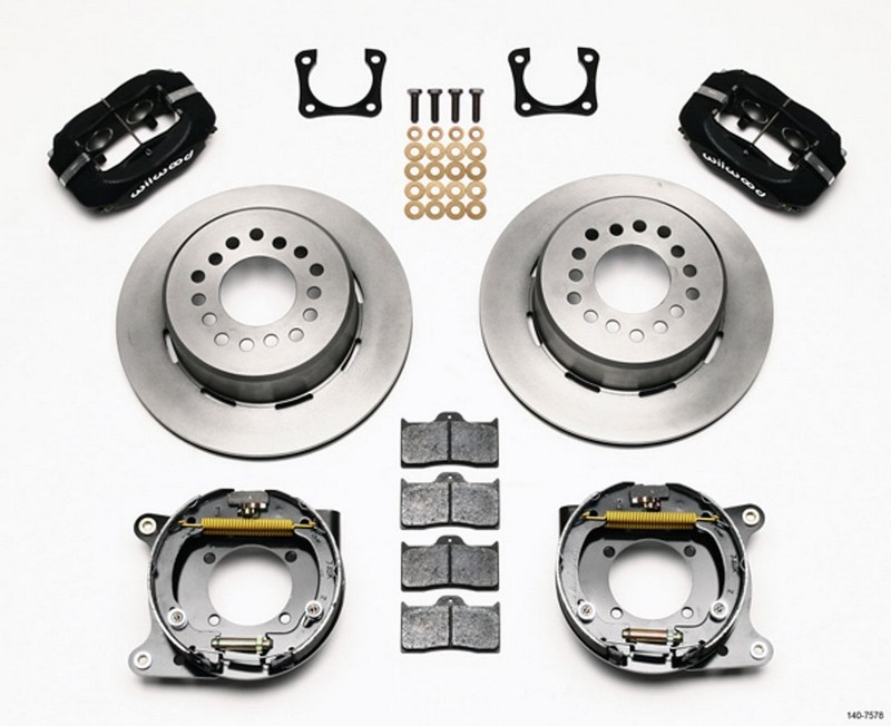 Wilwood for Forged Dynalite P/S Park Brake Kit Chevy 12 Bolt-Spec 3.15in Brng