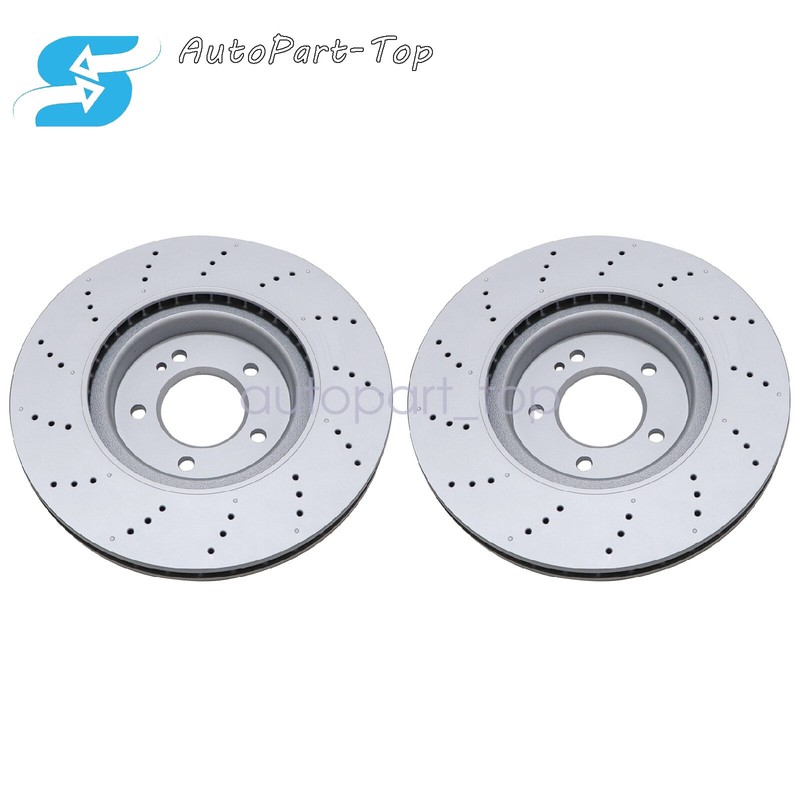 2Pcs Rear Brake Discs Rotors 4634230000 for Mercedes Benz G63 463 19 – 23