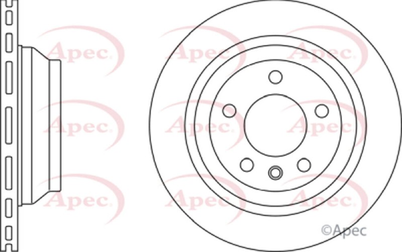Fits VW Transporter 2003-2009 1.9 TDi 2.5 3.2 Brake Disc Rear Poppy 7L6615601G gallery