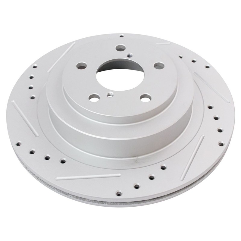 Performance Brake Rotor & Ceramic Pad Front Rear Kit w/Chemicals gallery