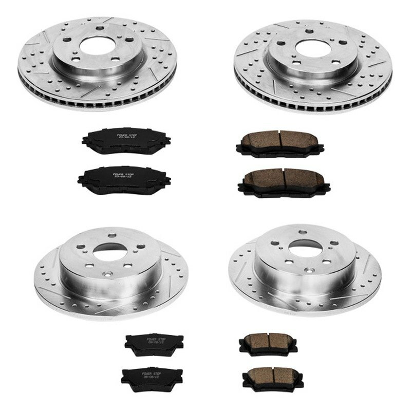 Power Stop K4100 1-Click Z23 Evolution Sport Brake Kit for 06-12 Toyota RAV4 gallery