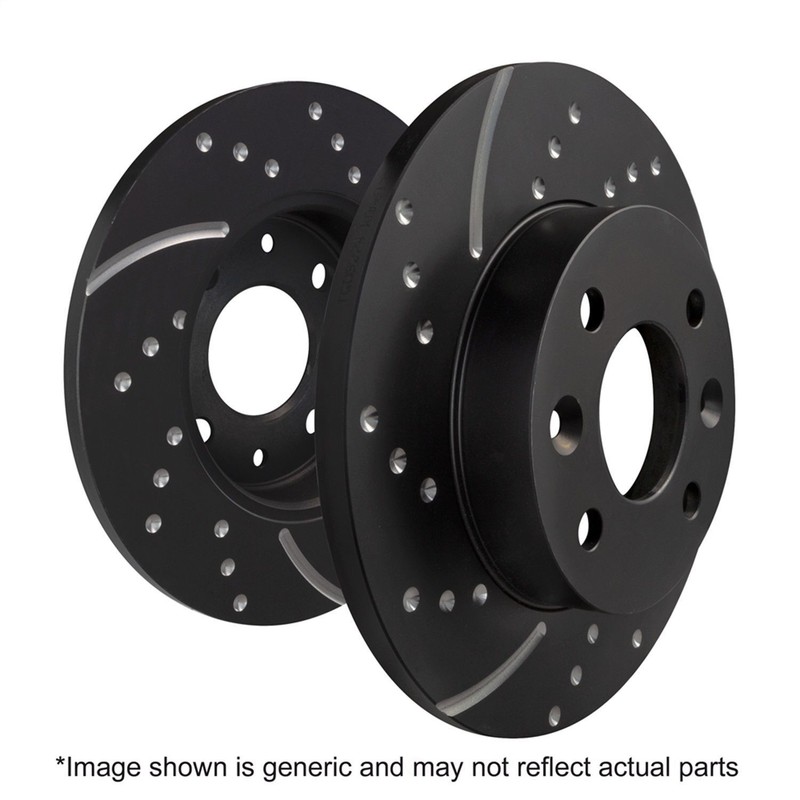 Rr Slotted Brake Rotor EBC Brake GD7211 gallery