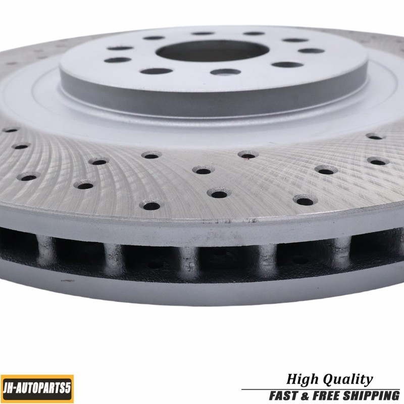 2*Front Floating Drilled Vented Rotor For Maserati Ghibli Quattroporte 670030935 gallery