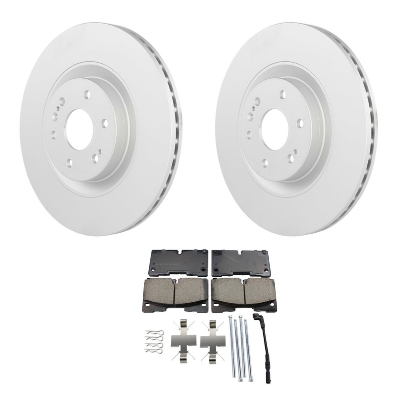 Bosch QuietCast Front Rotors Akebono ProACT Ceramic Disc Brake Pad Kit For Tahoe