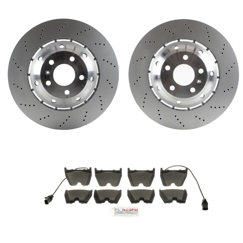 SHW Performance Front Disc Brake Rotor Kit For Lamborghini