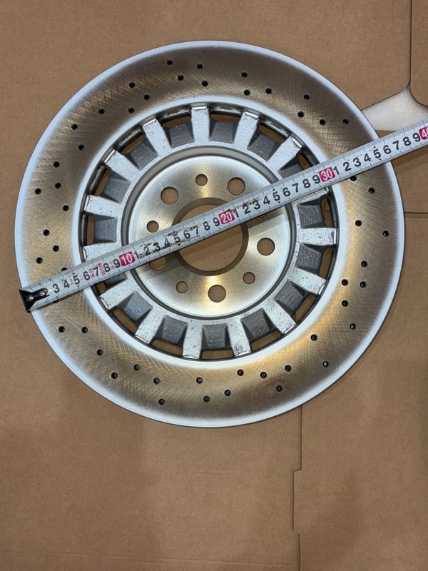 OEM 2014-2022 Maserati Quattroporte noGTS 3.8L front brake pads rotors 980156013 gallery