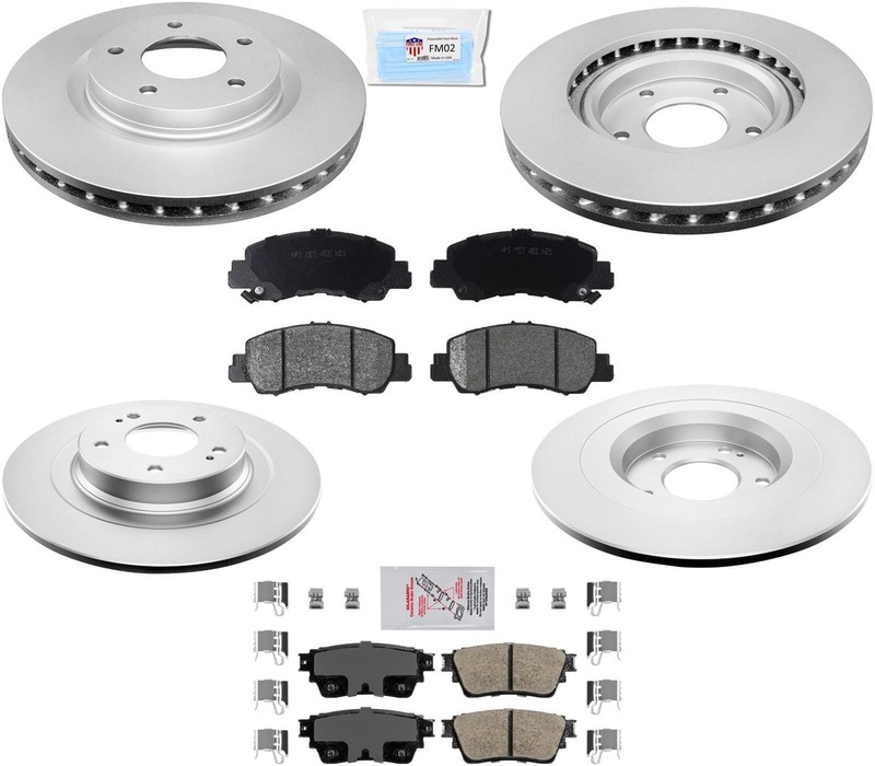Disc Brake Rotors Brake Pads For Eclipse Cross 18-23 W Electric Parking Brake