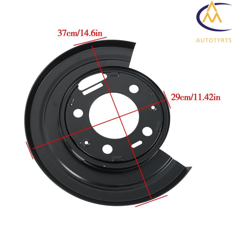 For Ford F-350 F-450 6.7L V8 Pair Rear Brake Dust Shield Backing Plates 924-212 gallery