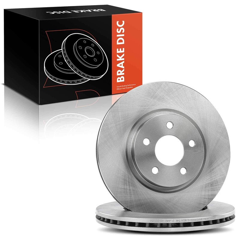 2x Front Left & Right Disc Brake Rotors for Chrysler PT Cruiser 2001-2010 2.4L gallery