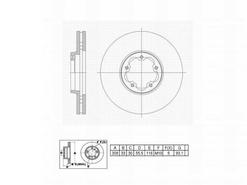Disc Brake Rotor-FVP Premium Replacement Coated WINSTOP 6672462
