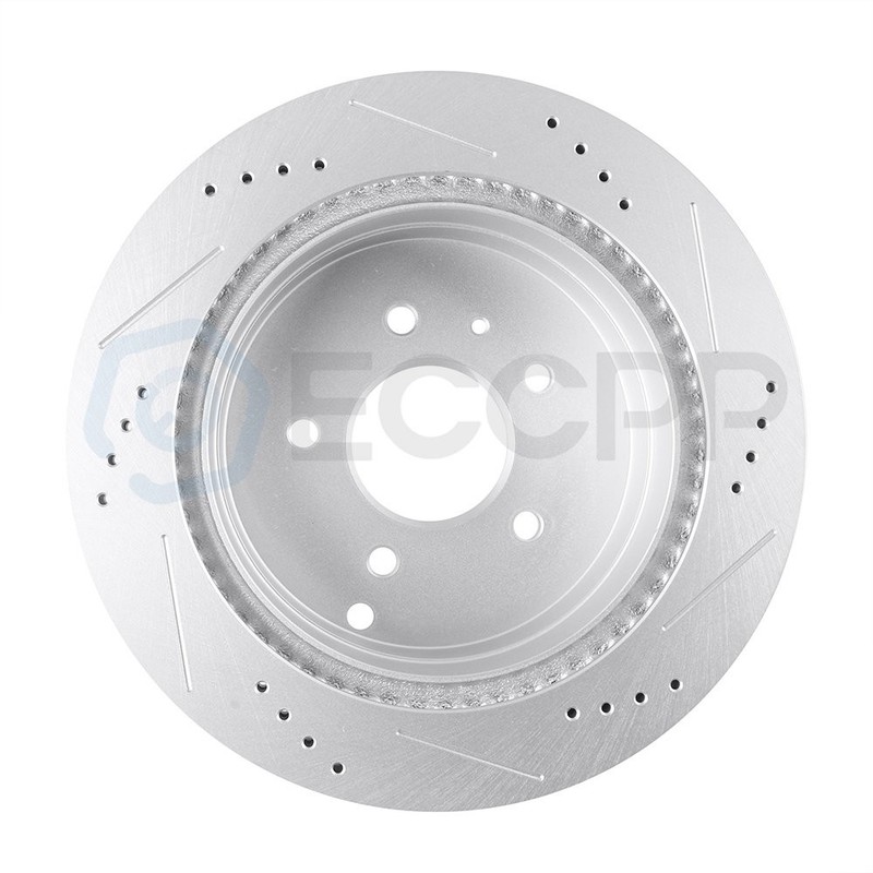 Rear Discs Brake Rotors Set For Chevrolet Captiva 2012 - 2015 Drill and Slot gallery