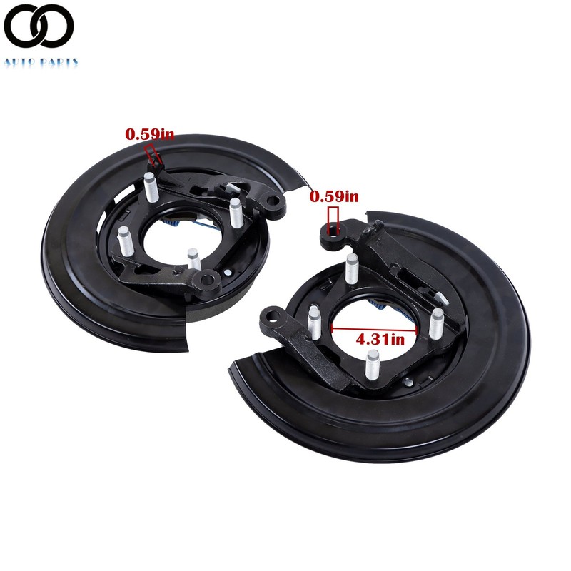 Rear LH & RH Loaded Brake Backing Plate For Ford F-Series 2005-2012 926-272 New gallery