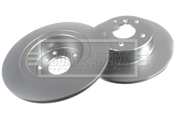 2x Brake Discs Pair Solid Rear 304mm BBD4085 Borg & Beck Set 1H4Z2A315AA NTC8781 gallery