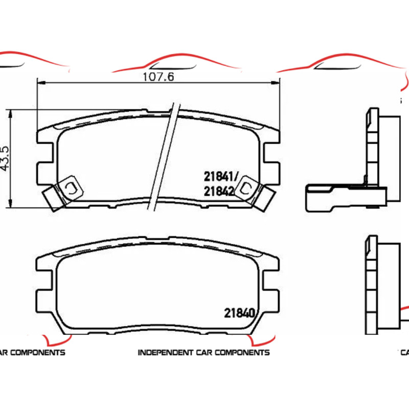 For Mitsubishi - Shogun & Pajero 1991-2000 Rear Brake Discs and Pads Juratek gallery