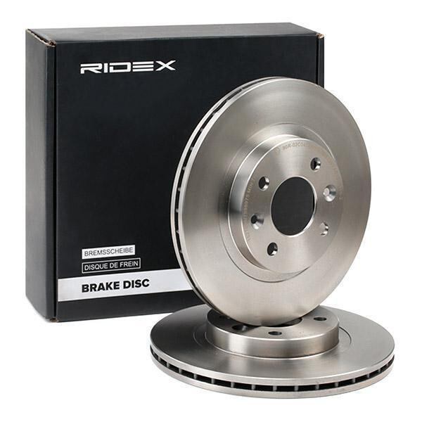 2x Ridex Brake disc Discs 82B0016 41mm 4.8kg 259mm 3405B0017 Logan Sandero