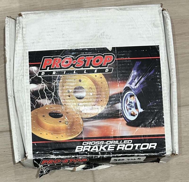 Pro Stop drilled - cross drilled Brake Rotor JBR155R FREE SHIPPING gallery