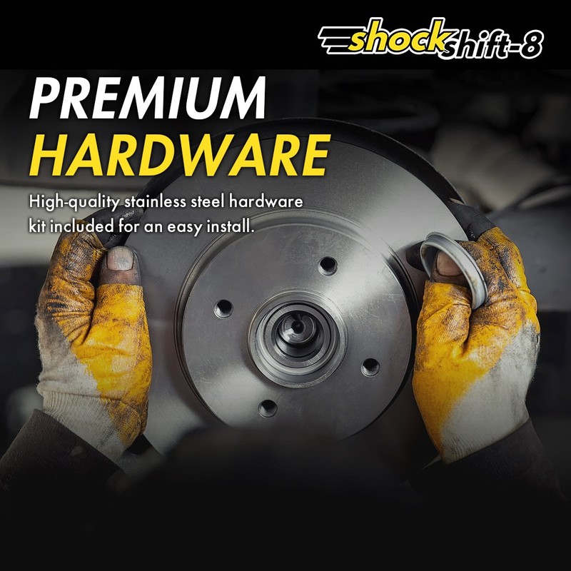 2x DuraGo Rear Disc Brake Rotors for Mitsubishi Fuso Canter FE160 3.0L 2012 2013 gallery