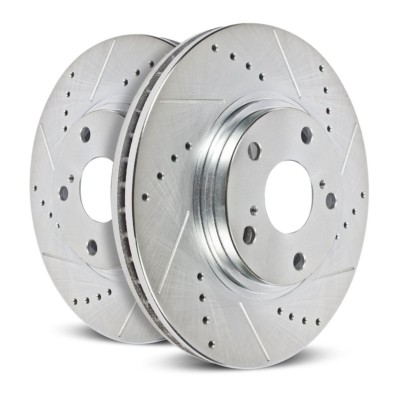 Power Stop AR8580XPR Cross-Drilled and Slotted Brake Rotors