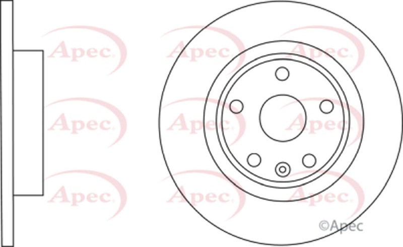 Fits Vauxhall Astra 2009-2015 Mokka 2012-2020 Brake Disc Rear Poppy 13502136 gallery