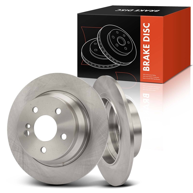 2x Rear Disc Brake Rotors for Mercedes-Benz E250 2014-2016 E320 03-08 E350 E500