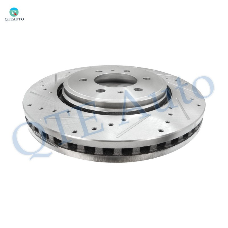 Front Drilled Slotted Disc Brake Rotors For 2013-2021 Ford Expedition gallery