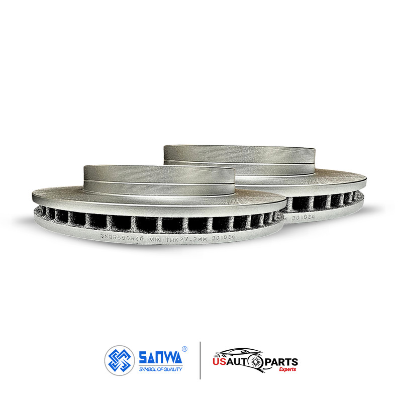 SET OF 2 FRONT BRAKE ROTOR VENTED & GEOMET COATED 305mm GMC TAHOE 1999-2008 gallery
