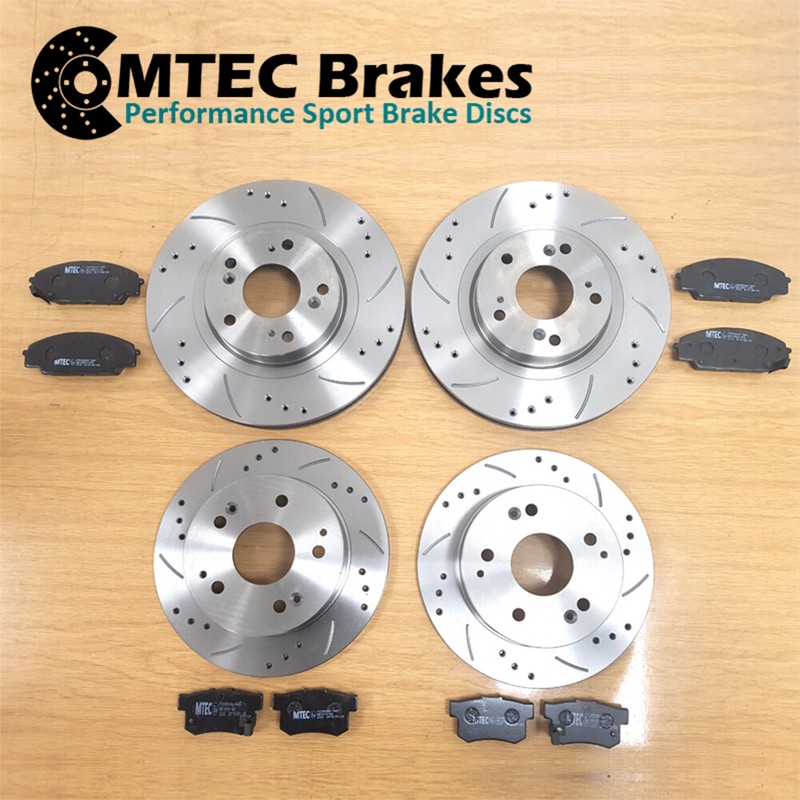 BMW E36 Estate 320i 325tds 95-99 Front Rear Brake Discs & Pads Mtec