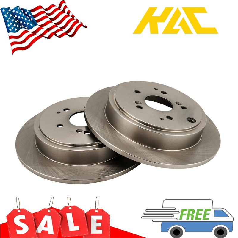 Rear 31318 Brake Rotors for 2001-2006 Acura MDX 2003-2008 Honda Pilot