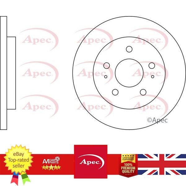 Brand New Brake Disc For Renault ZOE 12- 440A09572R APEC DSK3747