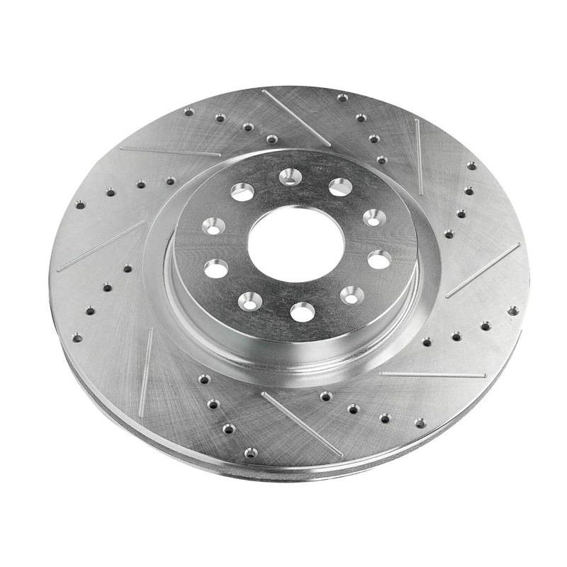 13.58'' Front Drilled Slotted Disc Brake Rotors for Cadillac CT5 CT6 CTS Camaro gallery