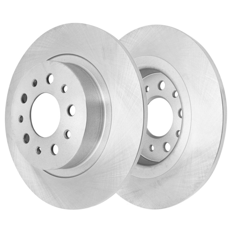 10pc Front Rear Disc Brake Rotors and Brake Pads Kit for 2014 - 2020 Fiat 500L gallery