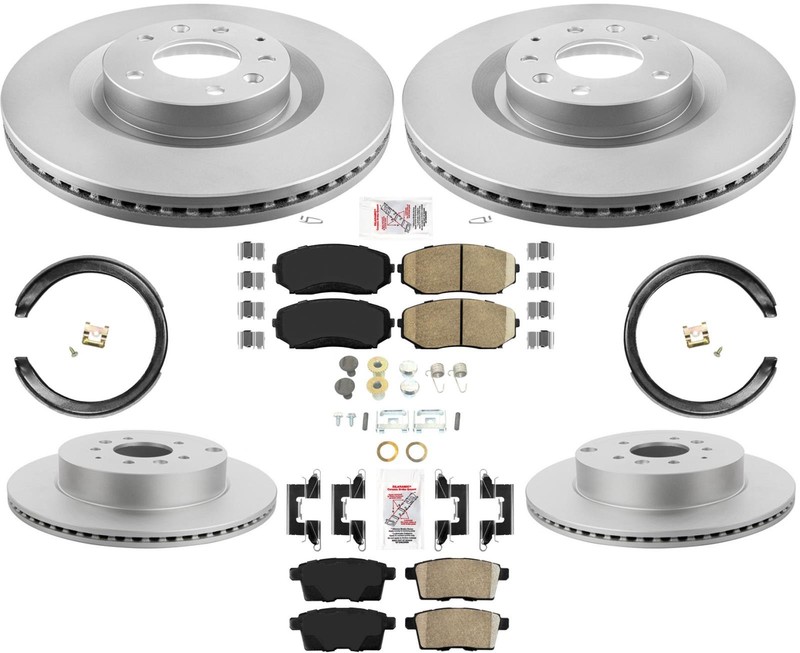 Improved Performance Disc Brake Rotors & Brake Pads Fits 2007-2012 Mazda CX-7