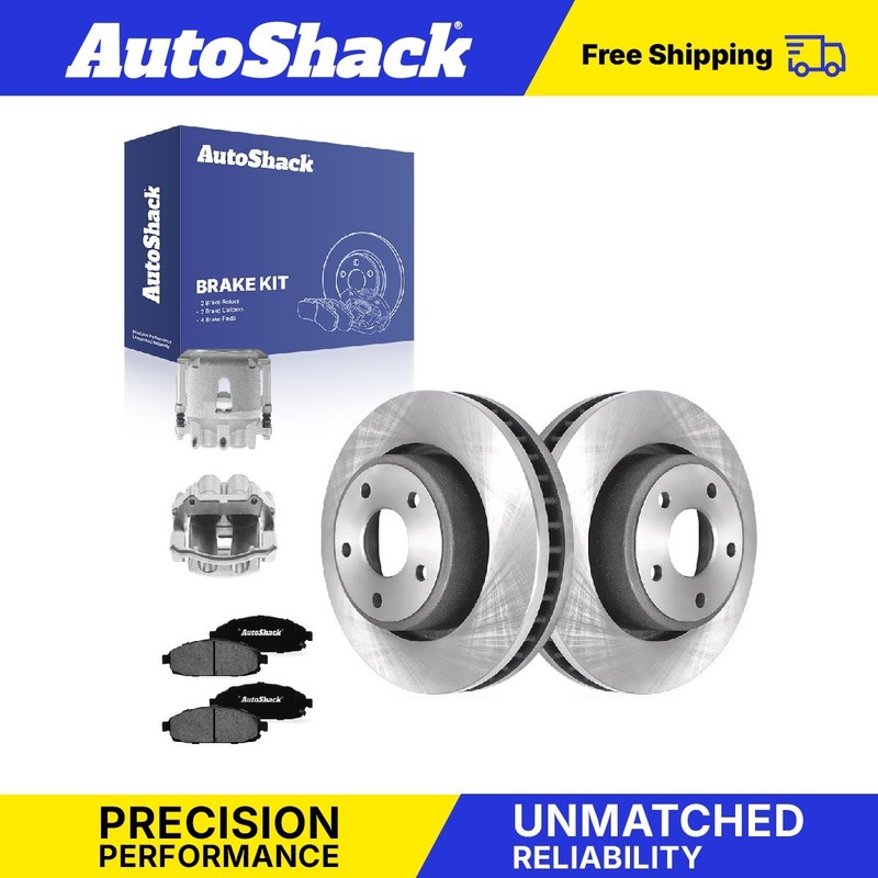 Front Brake Rotors Ceramic Pads Calipers for Jeep, Grand Cherokee 2005-2010