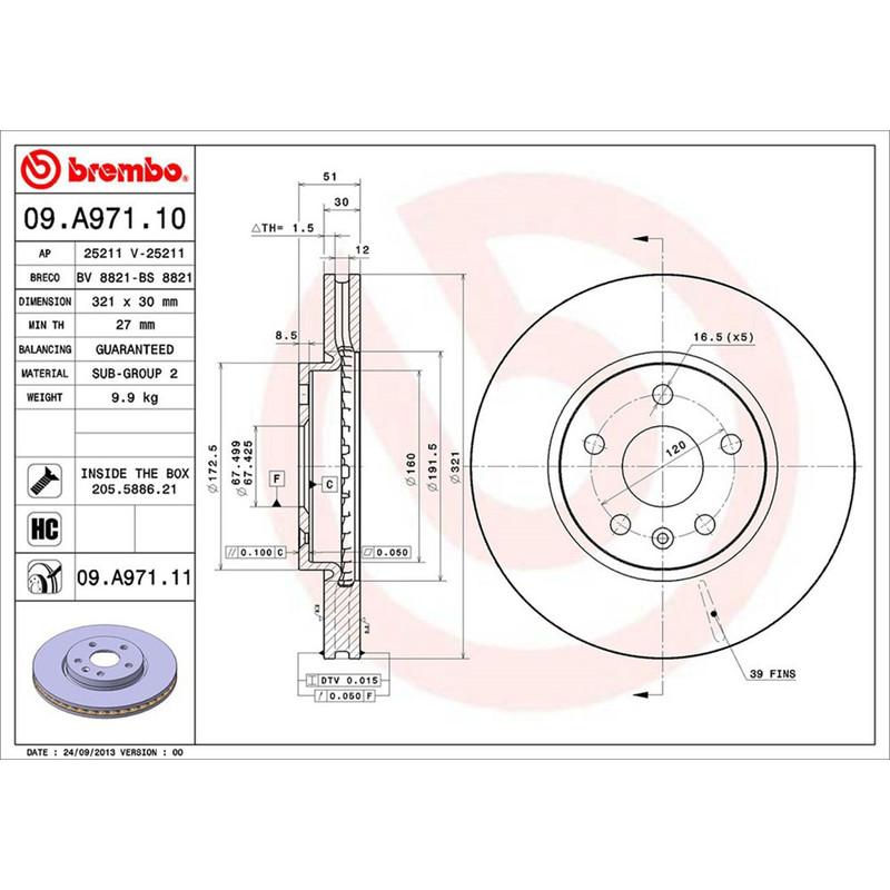 Front and Rear Disc Brake Rotors Fits Buick Regal 2.4L 2.0L gallery