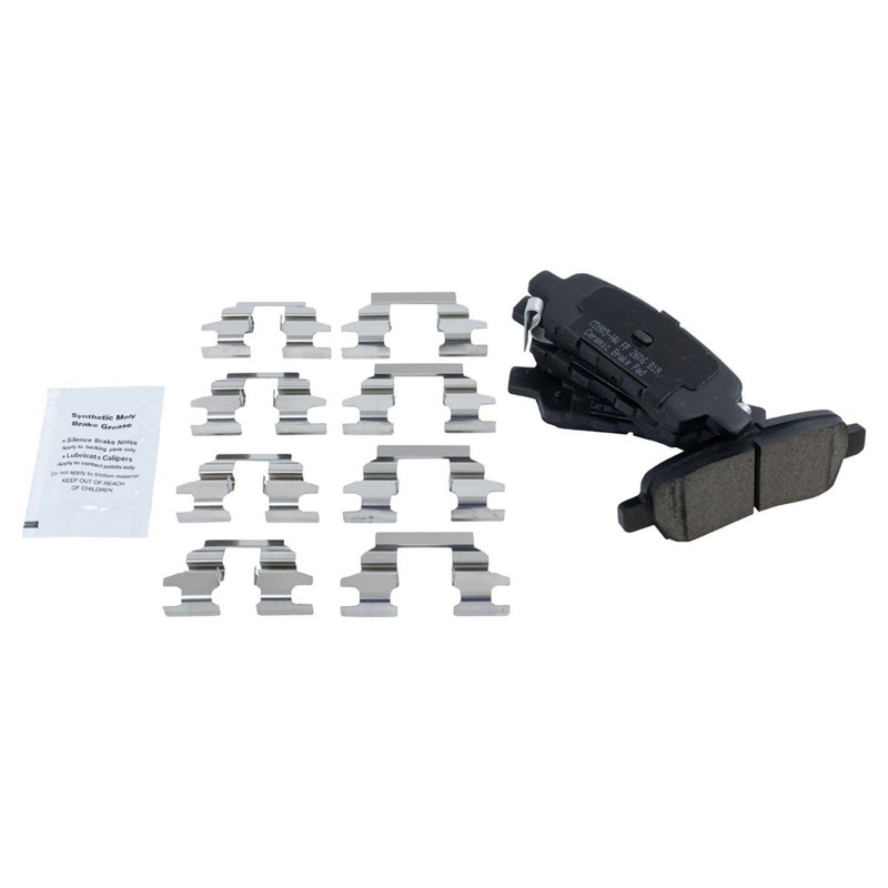 Rear Ceramic Brake Pad & Performance Coated Rotor Kit w/Chemicals gallery