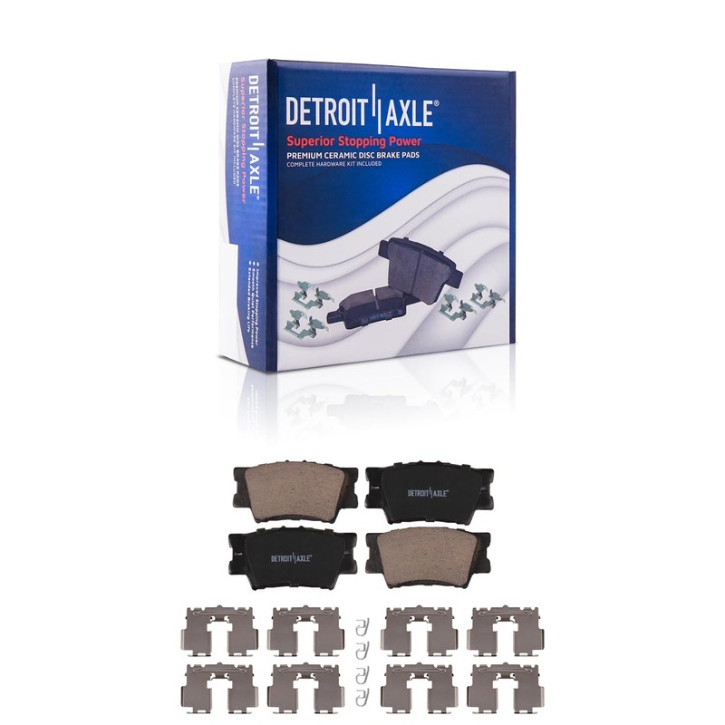 5-Lug Front & Rear Brake Pads Rotors for 2006-2018 Toyota RAV4 gallery