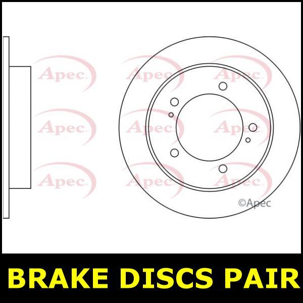 Brake Discs Pair Front FOR SUZUKI VITARA I 1.6 90->99 Petrol Apec gallery